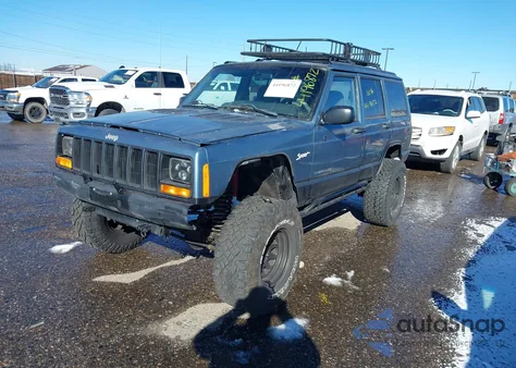 1998 Jeep Cherokee Classic/Sport из США, поврежденный, VIN 1J4FJ68S3WL204504